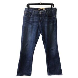 Big Star Jeans Women’s 30 Blue Rikki Low Rise Fit Cropped Denim